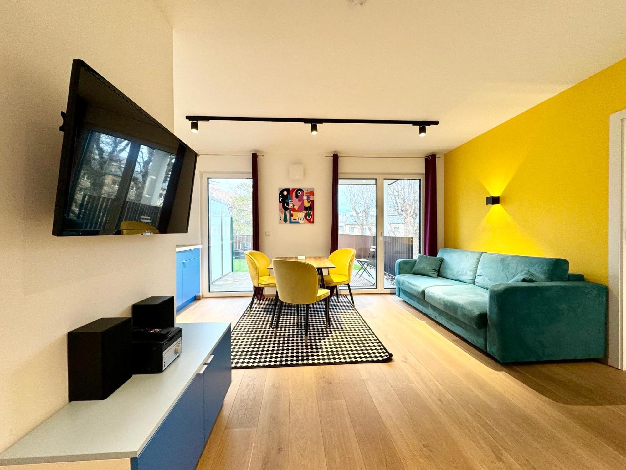 Wohnung Mit Terrasse + Parkplatz Viena Exterior foto